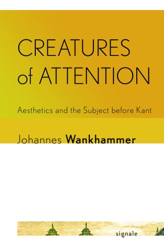yellow-orange book cover with title Creatures of Attention