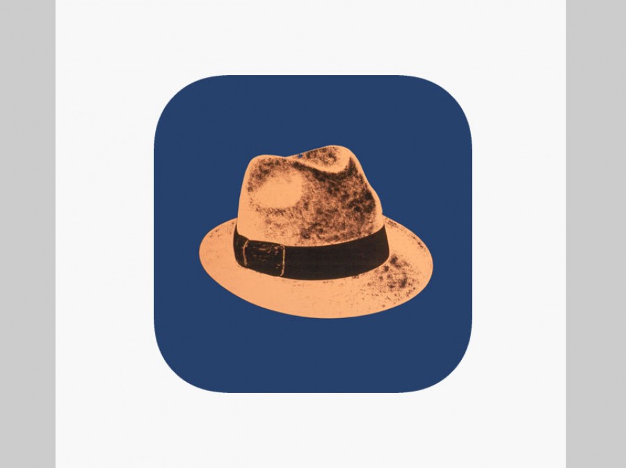 icon of man's hat