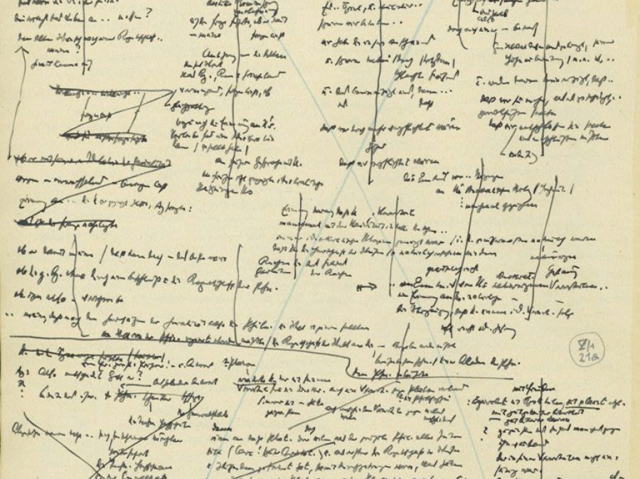 page of written notes