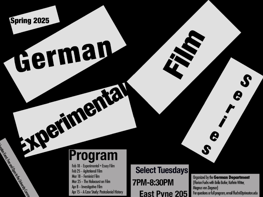 German Experimental Film Series flyer 