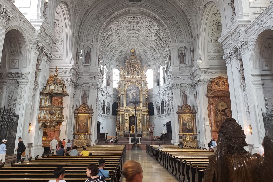interior of church