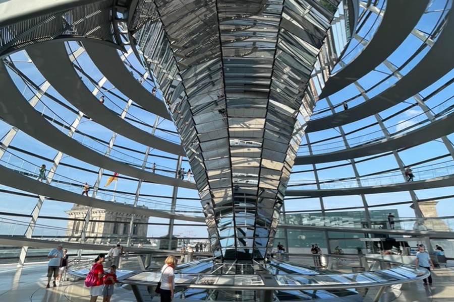 Interior design work of Reichstag building