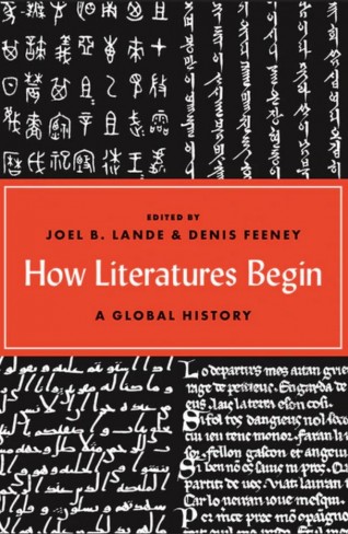 How Literature Begin book jacket with ancient writing and fonts